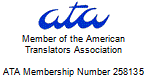 Visit the American Translators Association (ATA) website